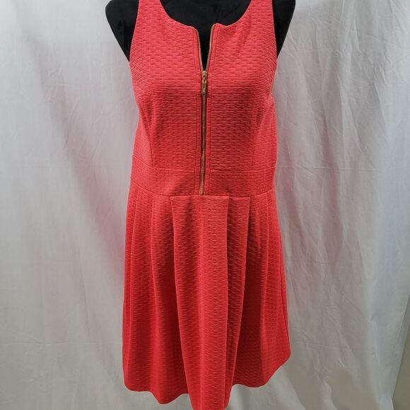 Jessica Simpson Orange Cutout Textured Dress Size 14. #164 - Picture 1 of 10